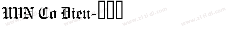 UVN Co Dien字体转换
